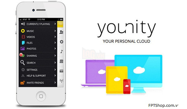 Truy cập dữ liệu từ máy tính đơn giản trên iPhone, iPad với ứng dụng Younity