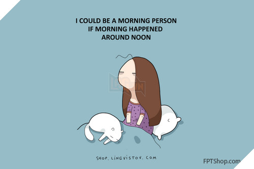 Những hình ảnh vui mà chỉ những người thích ngủ mới hiểu