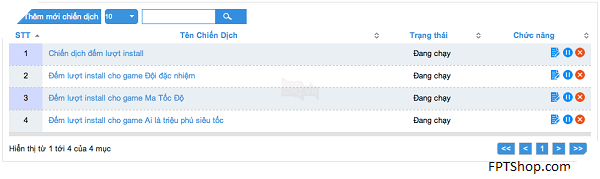 Thêm thông tin ứng dụng vào Amobi