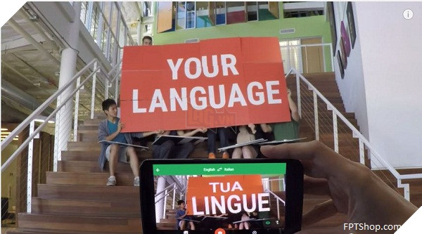 Google Dịch 27 ngôn ngữ thông qua camera