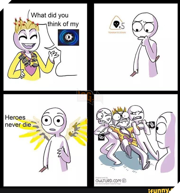 Overwatch: Mercy khi tướng hỗ trợ đang cần sự hỗ trợ 2