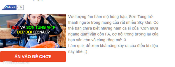 Ứng dụng Bạn và Sơn Tùng M-TP đẹp đôi cỡ nào