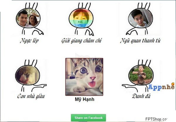 Ứng dụng hot Facebook - Giang hồ nói gì về bạn?