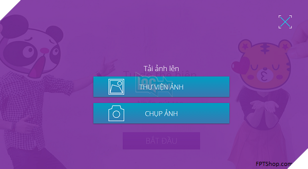 Cách tạo ảnh Stickerface trên trang ứng dụng Stickerface