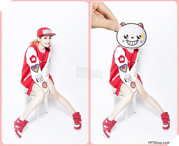 Chi Pu stickerface hóa thân nhân vật Mayo