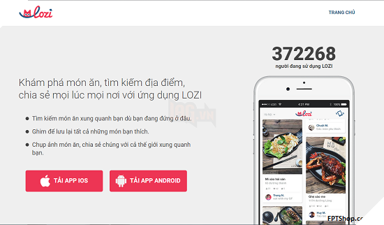 Trải nghiệm Ứng dụng LOZI