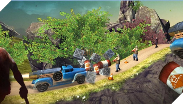 Zombie Derby 2 - Game diệt Zombie giống với tượng đài Hill Climb Racing