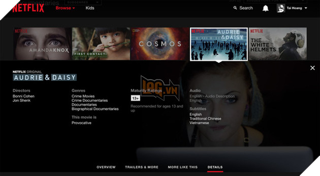 Netflix đã có phụ đề tiếng Việt nhưng số lượng chưa nhiều