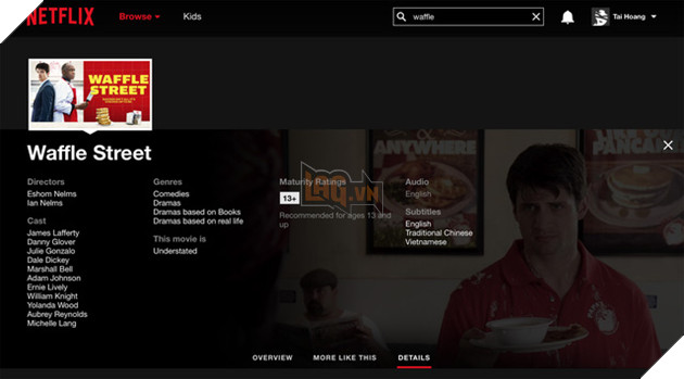 Netflix đã có phụ đề tiếng Việt nhưng số lượng chưa nhiều