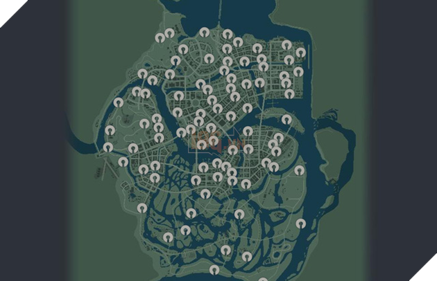 
Vị trí của toàn bộ các hộp điện trên bản đồ.
