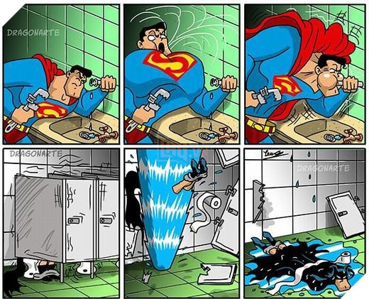 4. Anh Sup hôm nay có nhã hứng thông bể phốt bằng... mồm.