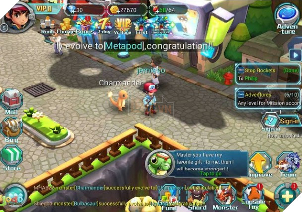 Game of Monster: Legendary - Game mới về Pokemon đang gây sốt cộng đồng