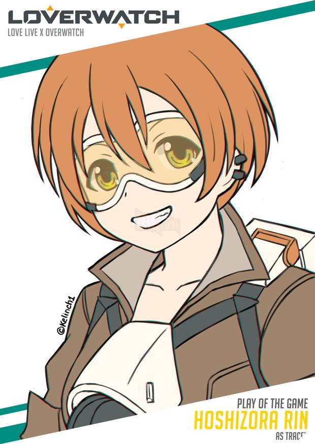 Cực lạ mắt với bộ tranh Overwatch phong cách Love Live!