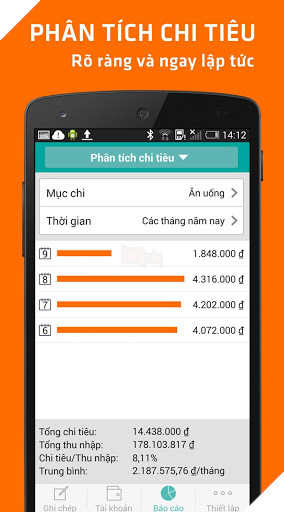 Download Money Keeper-quản lí chi tiêu hợp lí cho Android . 2