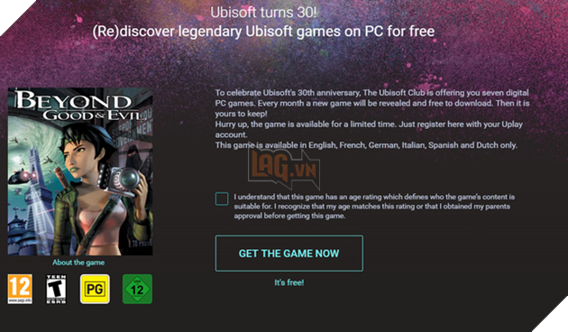 Tựa game Ubisoft tặng miễn phí trong tháng 10 lộ diện, bạn còn chờ gì nữa?