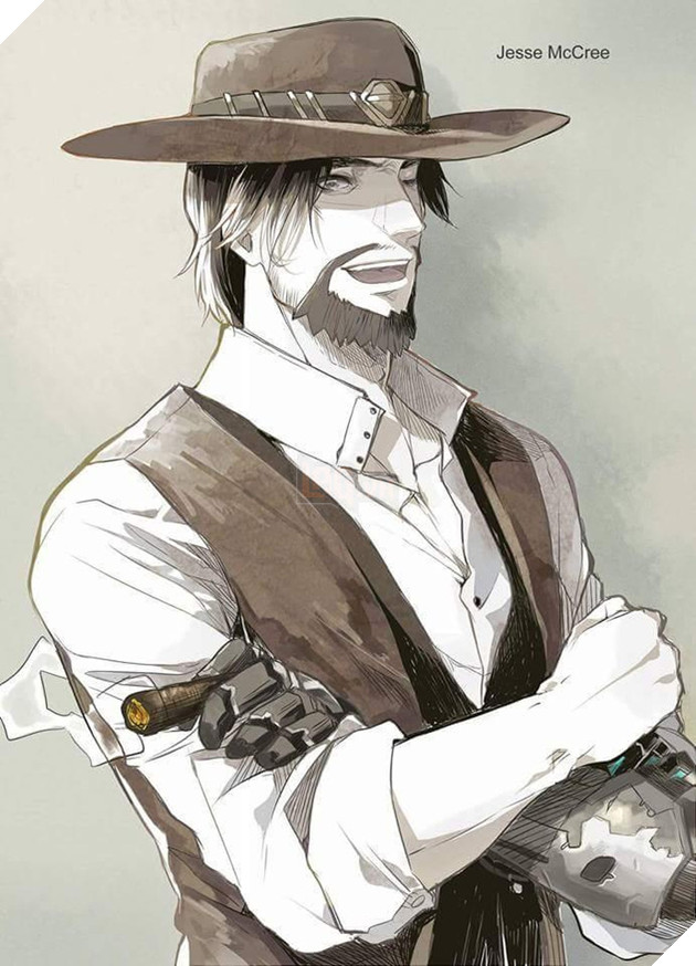 
Chàng cao bồi lịch lãm McCree.
