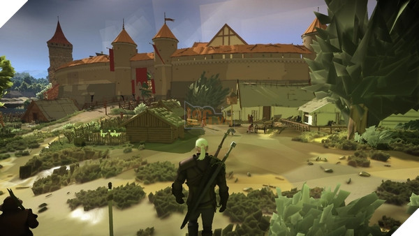 Mod Witcher 3 làm đồ họa game như ... một tựa game 3DS 3