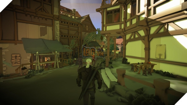 Mod Witcher 3 làm đồ họa game như ... một tựa game 3DS 5