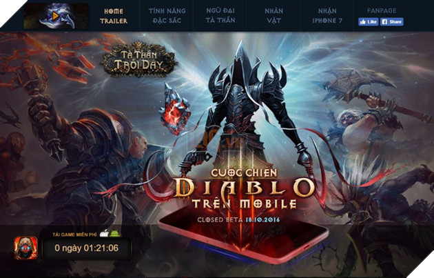 Tà Thần Trỗi Dậy - Game mobile phong cách Diablo ra mắt tại Việt Nam trong hôm nay