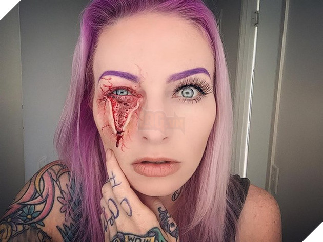 Muốn nổi nhất Halloween năm nay, hãy trang điểm như cô gái này - Ảnh 13.