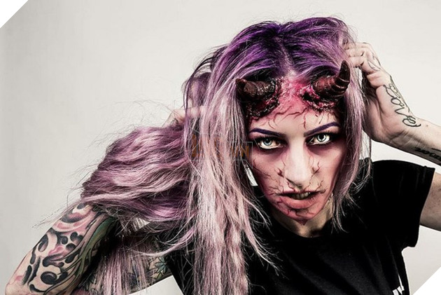 Muốn nổi nhất Halloween năm nay, hãy trang điểm như cô gái này - Ảnh 5.