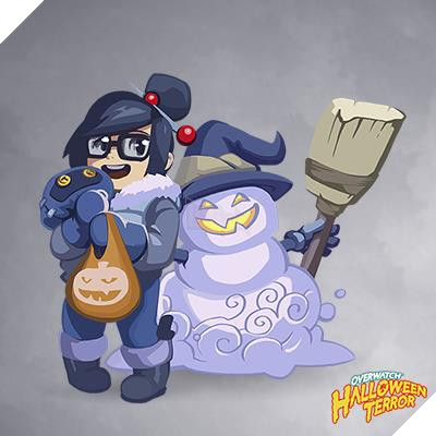 Blizzard bất ngờ ra mắt bộ ảnh Overwatch đón Halloween cực kỳ đáng yêu
