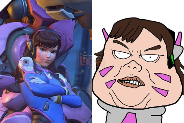 Rớt hàm với phiên bản "đục khoét" của các hero Overwatch