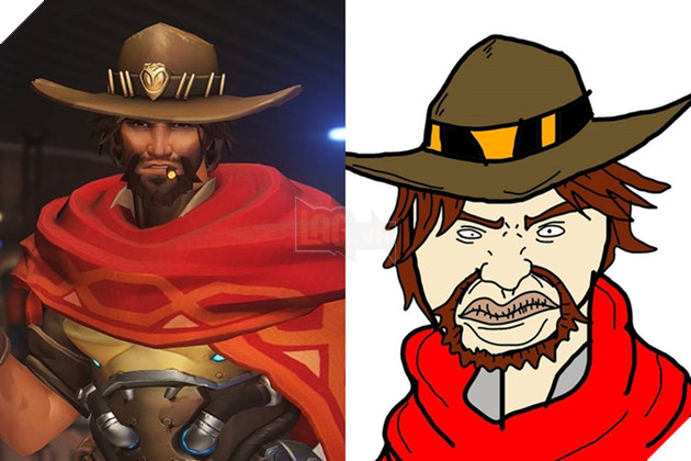 Rớt hàm với phiên bản "đục khoét" của các hero Overwatch