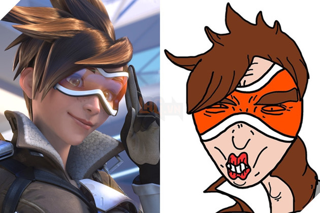 Rớt hàm với phiên bản "đục khoét" của các hero Overwatch