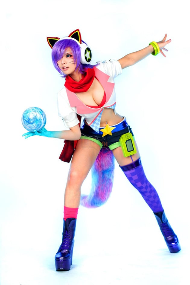 Cosplay Ahri Giả Lập cực quyến rũ dành cho fan hâm mộ Liên Minh Huyền Thoại