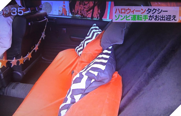 Độc đáo với xe taxi kinh dị nhân dịp Haloween tại Nhật Bản