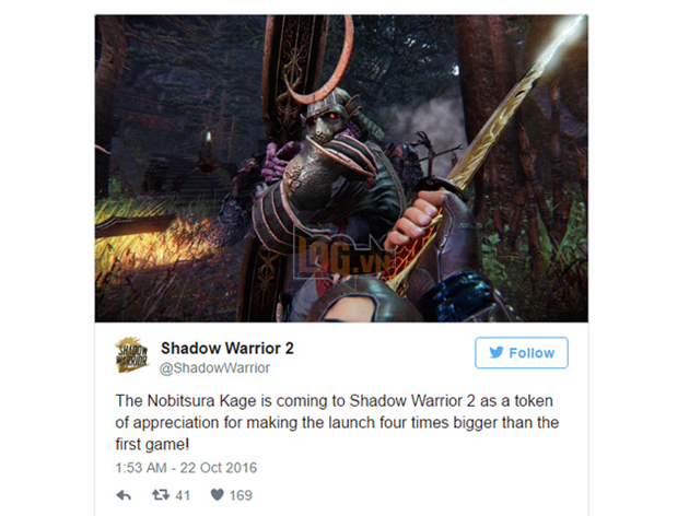 Cho chơi lậu thoải mái, Shadow Warrior 2 vẫn bán chạy như tôm tươi