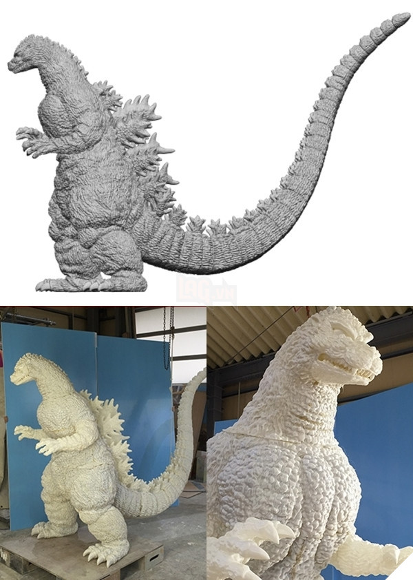 Fan của quái vật Godzilla sẽ muốn bỏ ra ... 1 tỷ đồng để mua bức tượng này