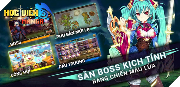 Học Viện Manga - Game mobile tuyệt đẹp chuẩn bị ra mắt tại Việt Nam