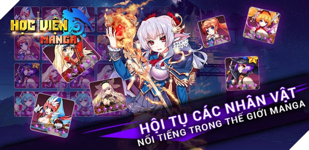 Học Viện Manga - Game mobile tuyệt đẹp chuẩn bị ra mắt tại Việt Nam