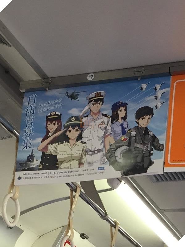 Nhật dùng nhân vật truyện tranh để tuyển quân