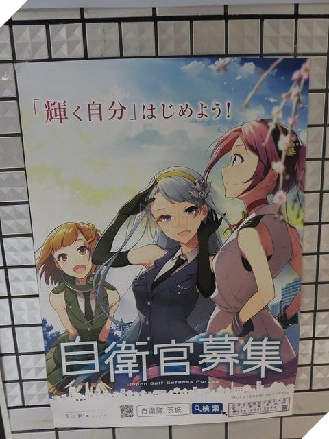 Nhật dùng nhân vật truyện tranh để tuyển quân