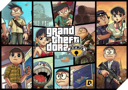 Sẽ ra sao khi những Doraemon, Nobita...xuất hiện trong GTA 5? 7