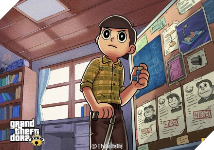 Sẽ ra sao khi những Doraemon, Nobita...xuất hiện trong GTA 5? 8