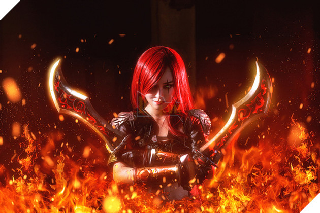 Cosplay Katarina đầy ma mị trong Liên Minh Huyền Thoại