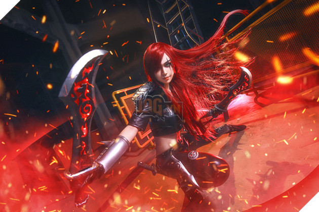 Cosplay Katarina đầy ma mị trong Liên Minh Huyền Thoại