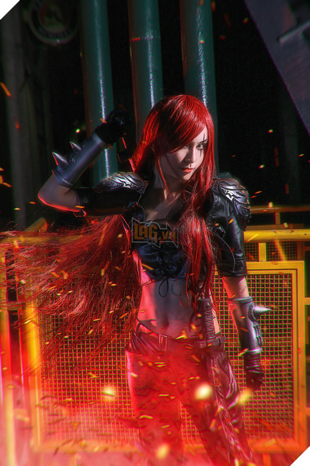 Cosplay Katarina đầy ma mị trong Liên Minh Huyền Thoại