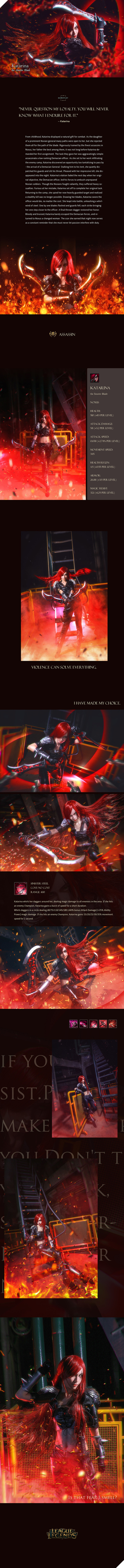 Cosplay Katarina đầy ma mị trong Liên Minh Huyền Thoại