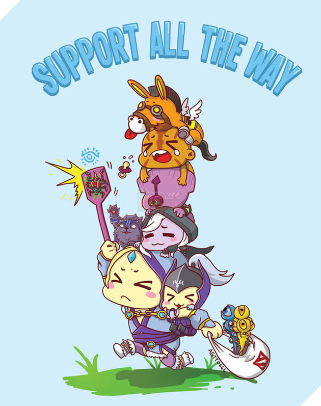 Support trong DOTA 2 – nghệ thuật của lòng vị tha