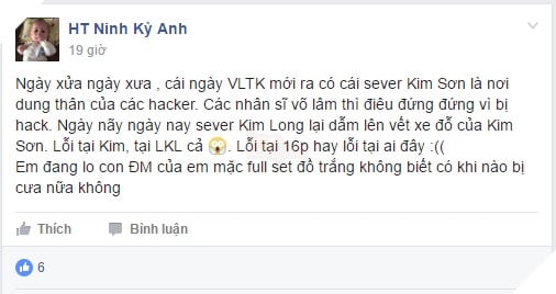 Giật mình chuyện cả trăm tài khoản Võ Lâm Truyền Kỳ đồng loạt bị hack