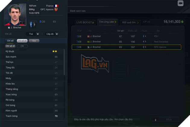 FIFA Online 3: Top 5 cầu thủ chạy như… liệt nút E