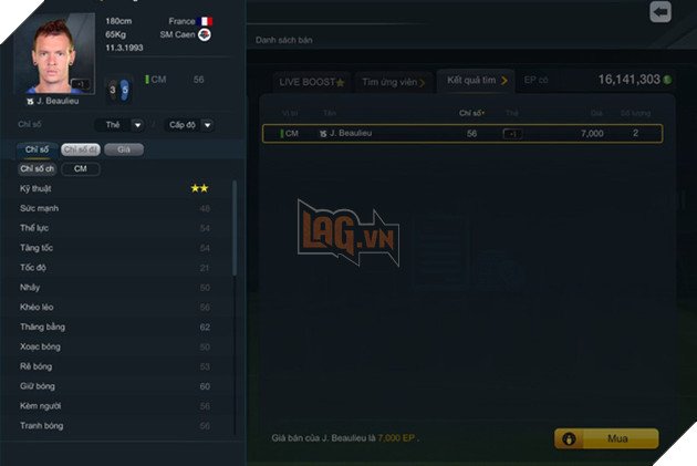 FIFA Online 3: Top 5 cầu thủ chạy như… liệt nút E