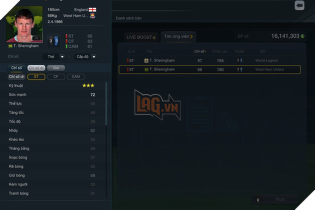 FIFA Online 3: Top 5 cầu thủ chạy như… liệt nút E