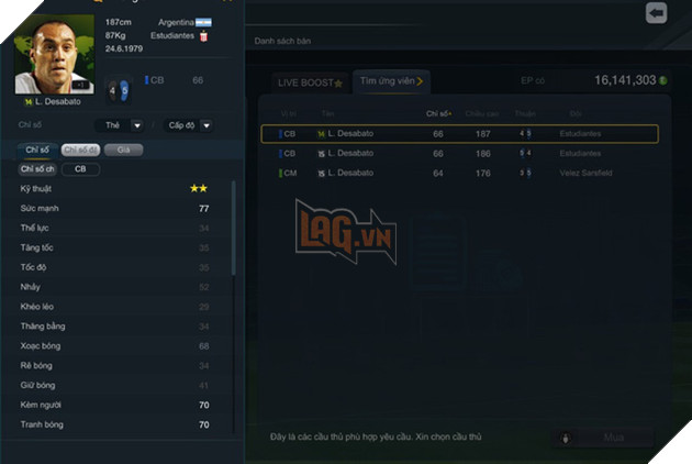FIFA Online 3: Top 5 cầu thủ chạy như… liệt nút E