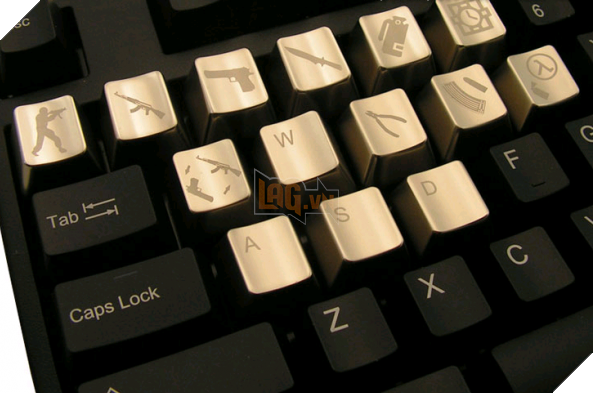 
Bóng bẩy hơn với bộ keycap kim loại.
